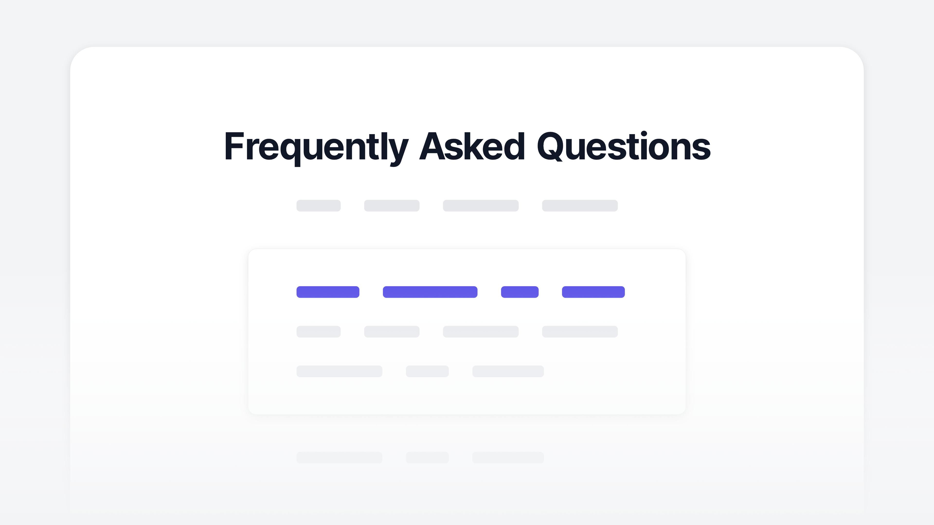 FAQs